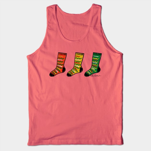 Christmas Stockings Tank Top by loeye